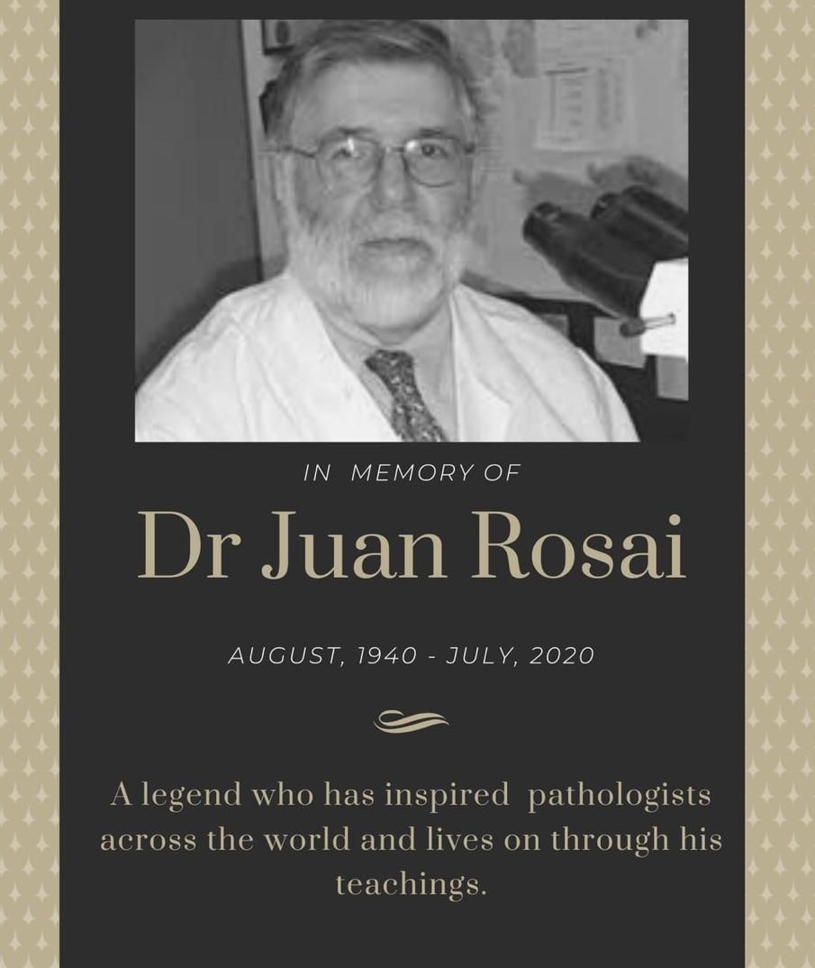 In Memory of Dr Juan Rosai image